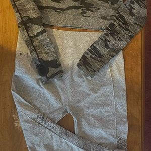 Workout leggings and croptop
